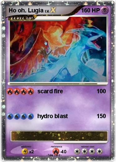 Pokemon Ho oh. Lugia