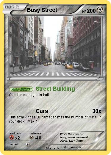 Pokemon Busy Street