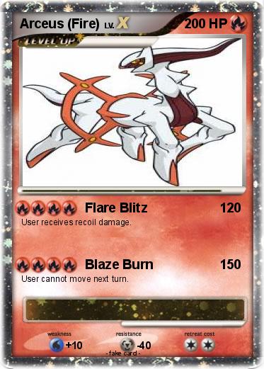 Pokemon Arceus (Fire)