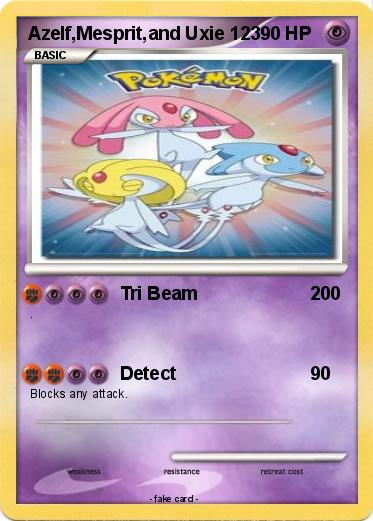 Pokemon Azelf,Mesprit,and Uxie 123