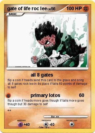 Pokemon gate of life roc lee