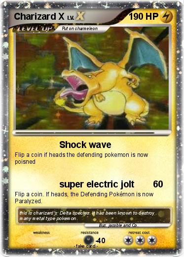 Pokemon Charizard X