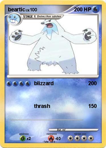 Pokemon beartic
