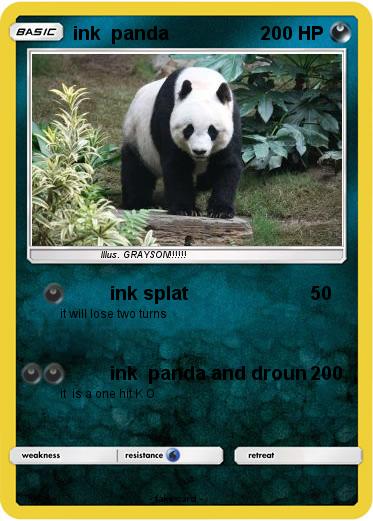 Pokemon ink  panda