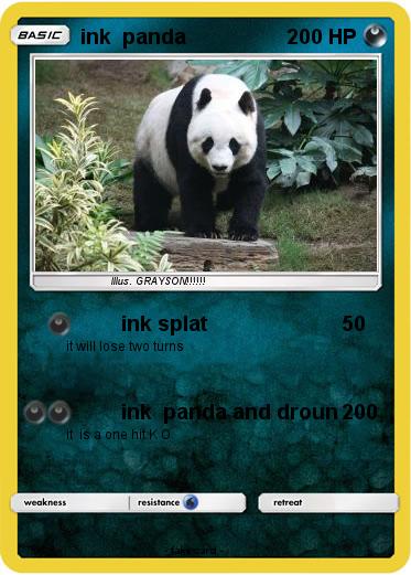 Pokemon ink  panda
