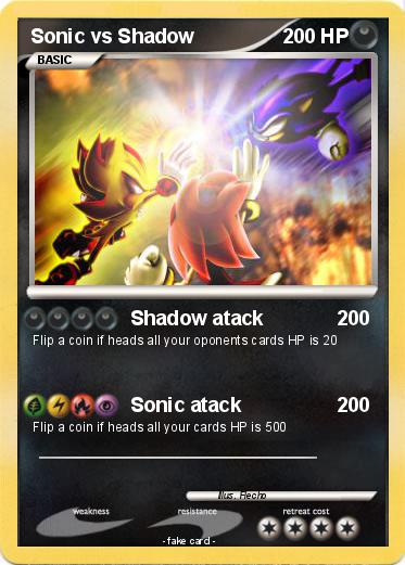 Pokemon Sonic vs Shadow