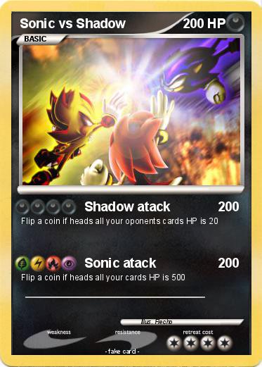 Pokemon Sonic vs Shadow