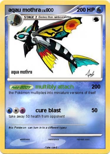 Pokemon aqau mothra