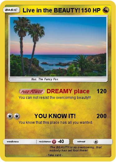 Pokemon Live in the BEAUTY!