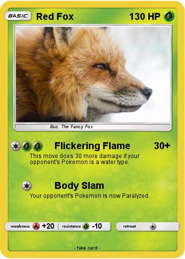 Pokemon Red Fox