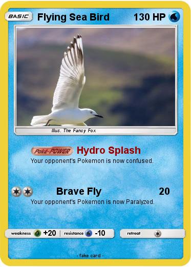 Pokemon Flying Sea Bird