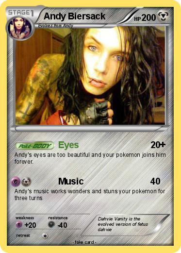 Pokemon Andy Biersack