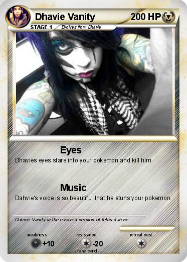 Pokemon Dhavie Vanity