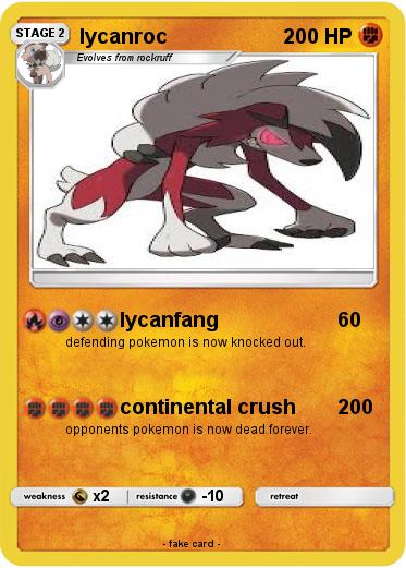 Pokemon lycanroc