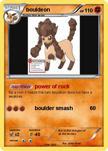Pokemon bouldeon