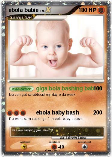 Pokemon ebola babie