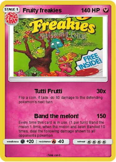 Pokemon Fruity freakies