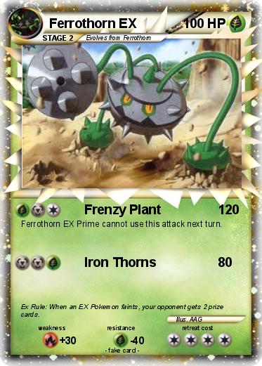 Pokemon Ferrothorn EX