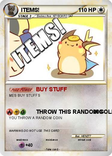 Pokemon ITEMS!