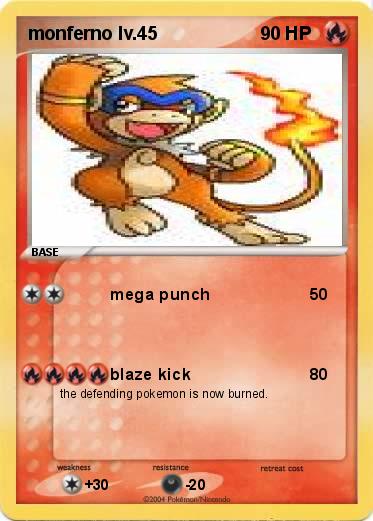 Pokemon monferno lv.45