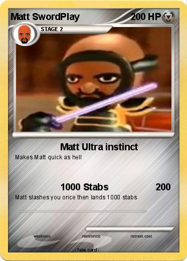 Pokemon Matt SwordPlay