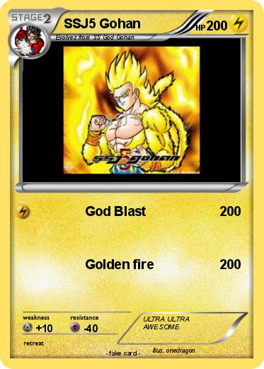 Pokemon SSJ5 Gohan