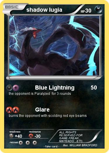 Pokemon shadow lugia