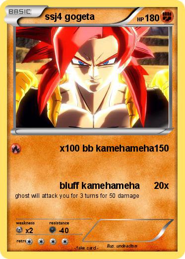 Pokemon ssj4 gogeta