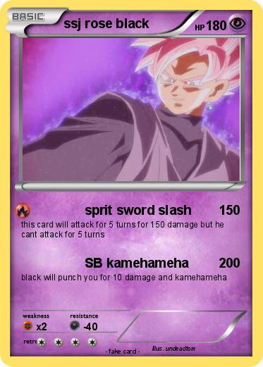 Pokemon ssj rose black