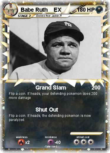 Pokemon Babe Ruth    EX