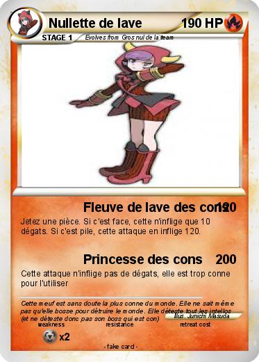 Pokemon Nullette de lave
