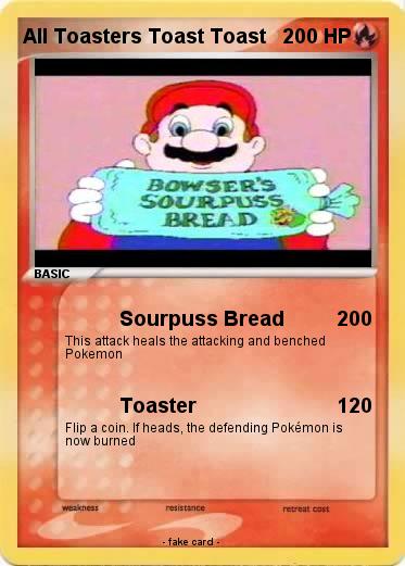 Pokemon All Toasters Toast Toast