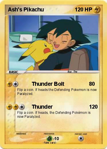 Pokemon Ash's Pikachu