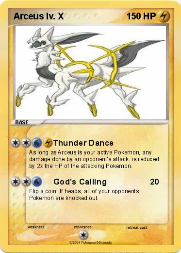 Pokemon Arceus lv. X