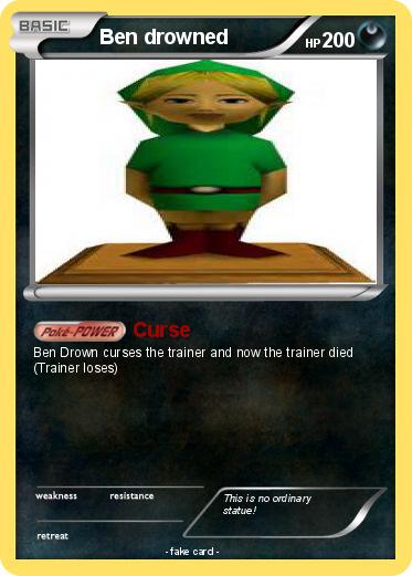 Pokemon Ben drowned