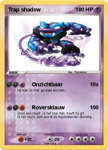 Pokemon Trap shadow