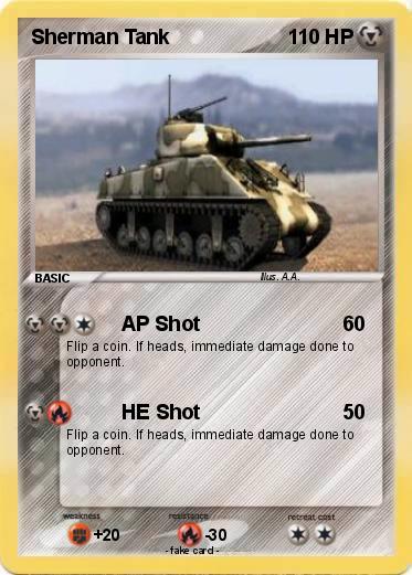 Pokemon Sherman Tank