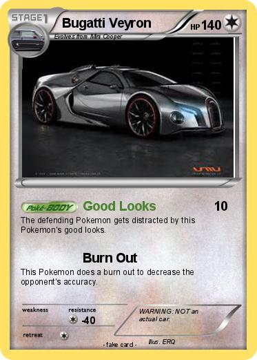 Pokemon Bugatti Veyron