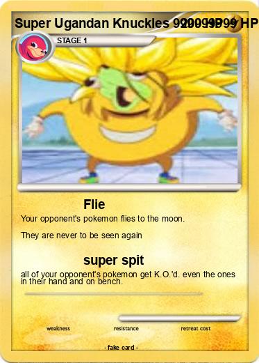 Pokemon Super Ugandan Knuckles 999999999 HP