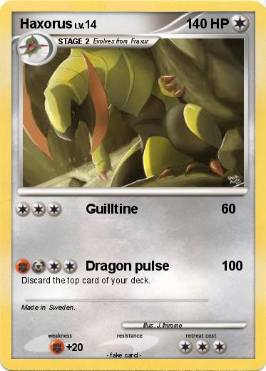 Pokemon Haxorus