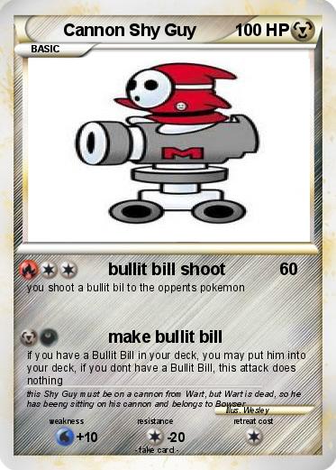 Pokemon Cannon Shy Guy