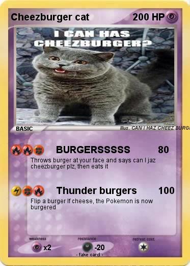 Pokemon Cheezburger cat