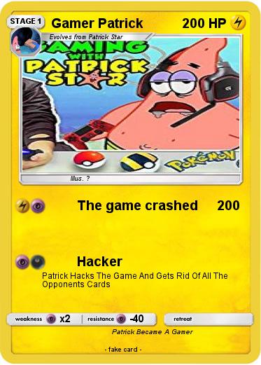 Pokemon Gamer Patrick