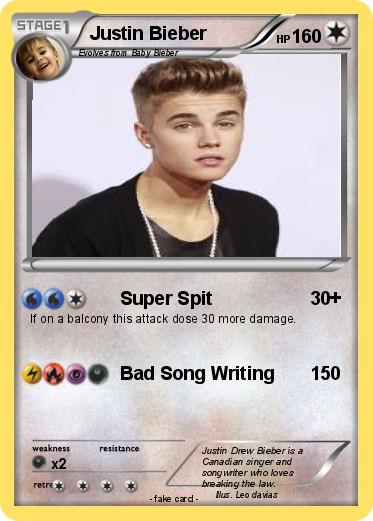 Pokemon Justin Bieber