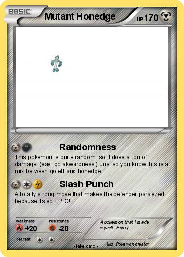 Pokemon Mutant Honedge