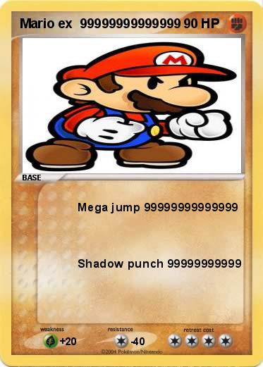Pokemon Mario ex  99999999999999