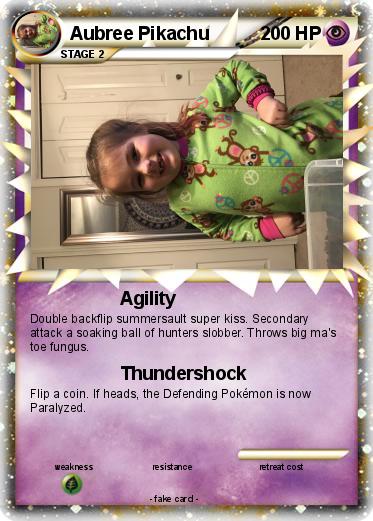 Pokemon Aubree Pikachu