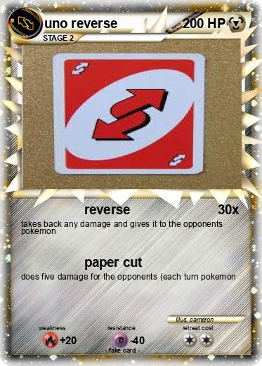Pokemon uno reverse