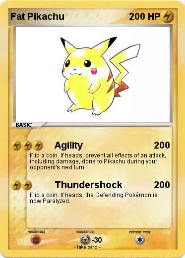 Pokemon Fat Pikachu