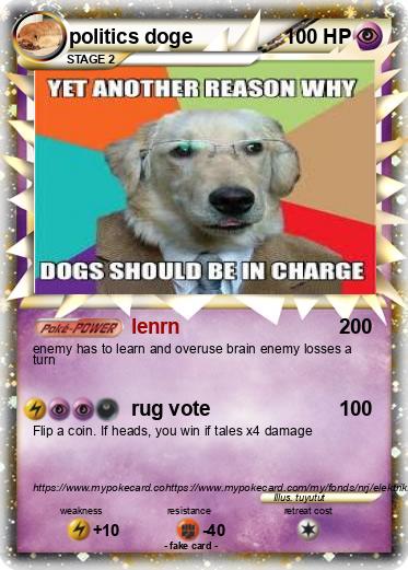 Pokemon politics doge